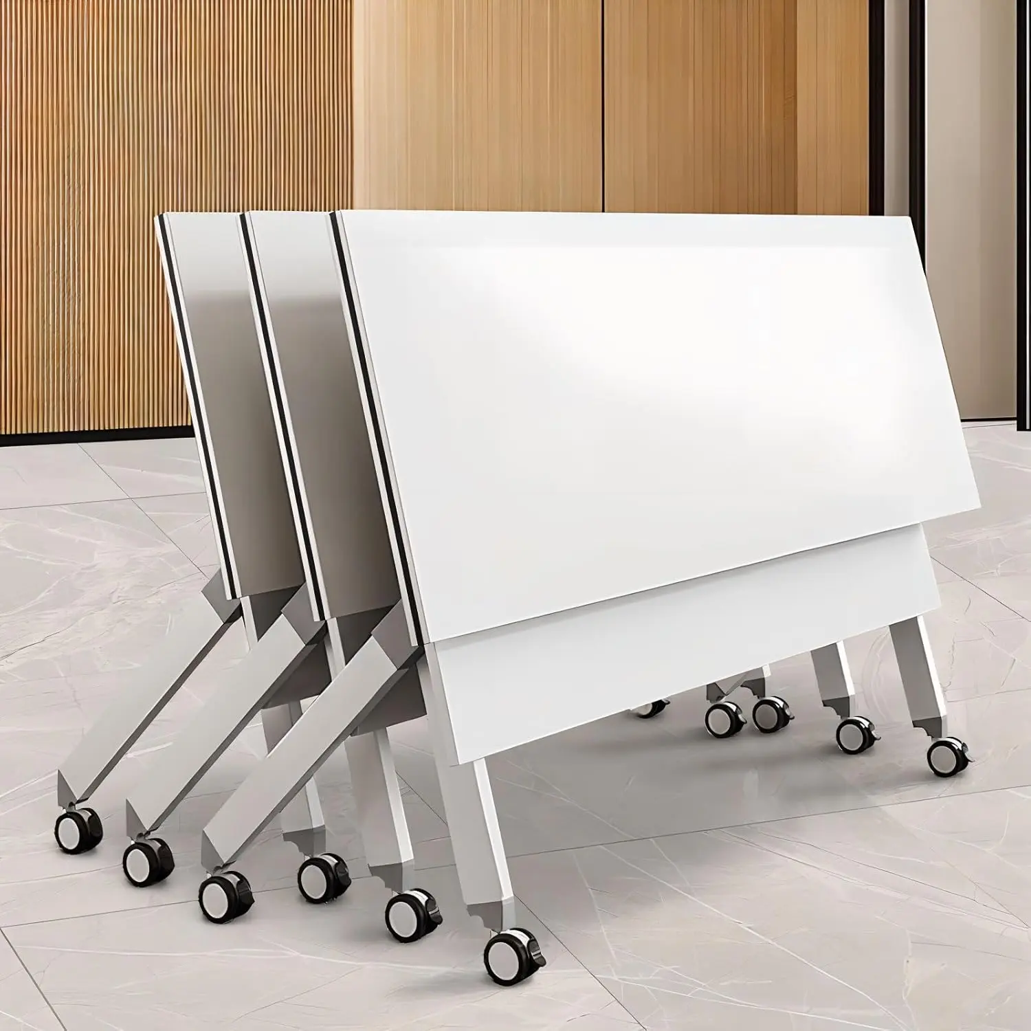 Maximize efficiency with our 1.2m foldable training table, the ultimate solution for versatile workspaces and dynamic learning environments. Engineered for durability and ease of use, this compact table features a professional finish and a seamless folding mechanism that allows for rapid setup and high-density storage. Whether you’re configuring a corporate seminar room or a home study, its sleek design and sturdy build provide a reliable, professional surface that adapts to your needs in seconds.