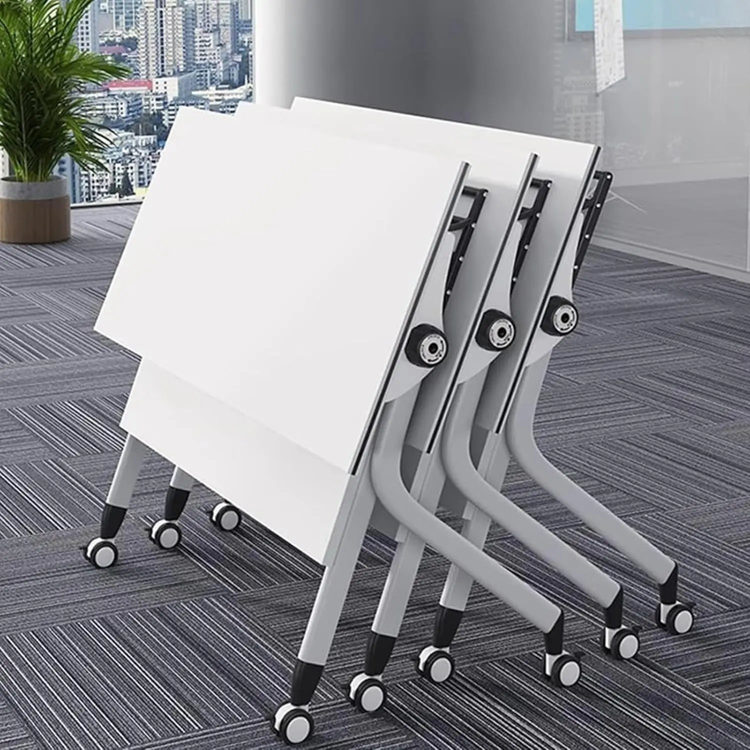 Maximize efficiency with our 1.2m foldable training table, the ultimate solution for versatile workspaces and dynamic learning environments. Engineered for durability and ease of use, this compact table features a professional finish and a seamless folding mechanism that allows for rapid setup and high-density storage. Whether you’re configuring a corporate seminar room or a home study, its sleek design and sturdy build provide a reliable, professional surface that adapts to your needs in seconds.