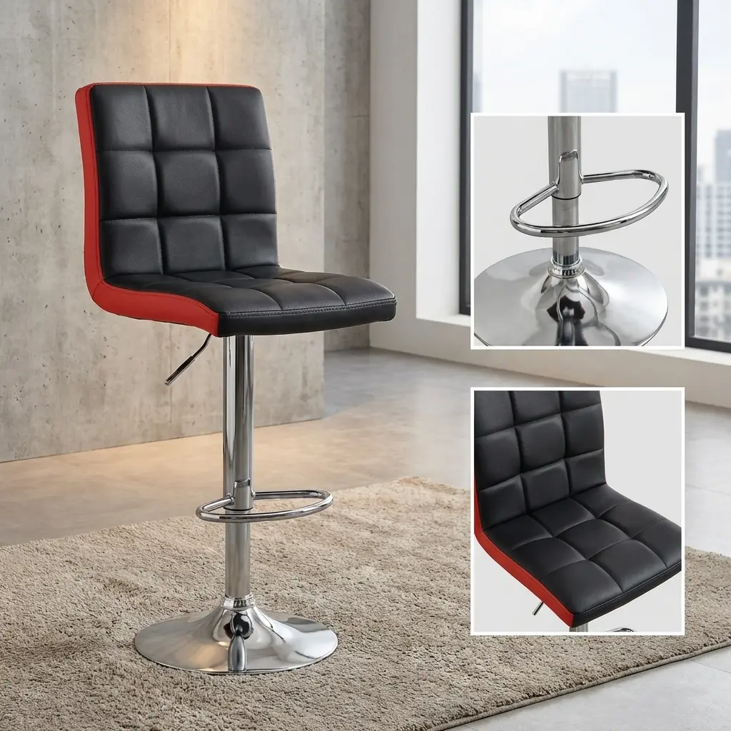 Adjustable Swivel Barstool